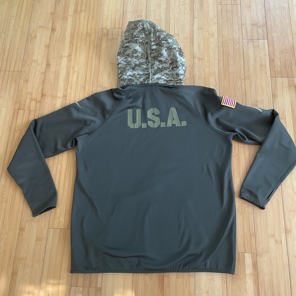 Nike Dr-Fit New England Patriots Salute to Service Performance Hoodie Large - Picture 2 of 14